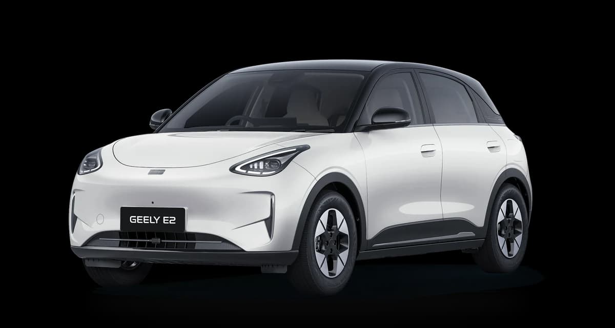 Geely E2, official studio photo